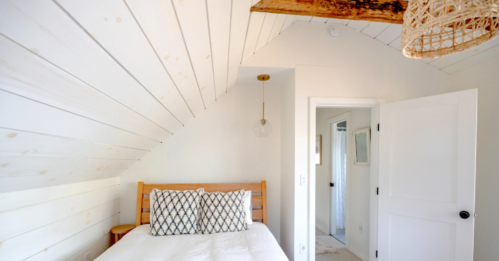 short-term rental property bedroom