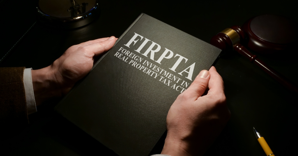 FIRPTA book in hands
